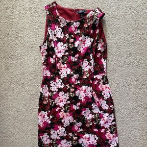 Lands End Floral Dress, Size 10Tall